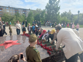 Возложение цветов на Мемориале Памяти Возложение цветов на Мемориале Памяти.